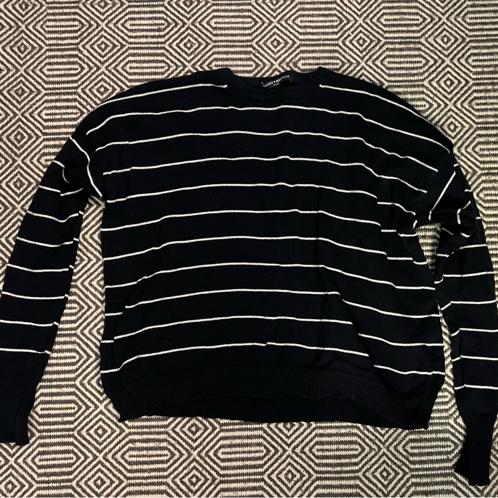 Brandy Melville navy and white striped sweater. No longer available.